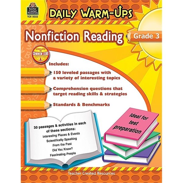Teacher Created Resources Teacher Created Resources 5033 Daily Warm-Ups: Nonfiction Reading Grade 3 5033